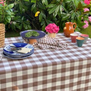 Homes&Seasons - Truflles Brown Tablecloth