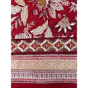 Homes&Seasons - Alice Floral Red Tablecloth