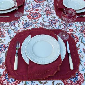 Homes&Seasons - Alice Cream Floral Tablecloth