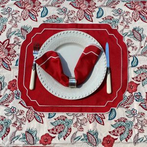 Homes&Seasons - Alice Cream Floral Tablecloth